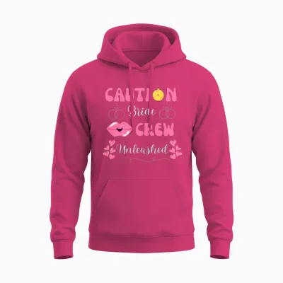 Groovy Bachelorette Party Unisex Hoodie - Heliconia
