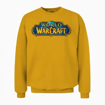 World of Warcraft Classic Official Logo Unisex Sweatshirt - Gold