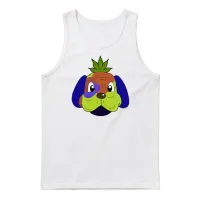 Jamaican Dog — Lovers Unisex Tank Top - White – 1