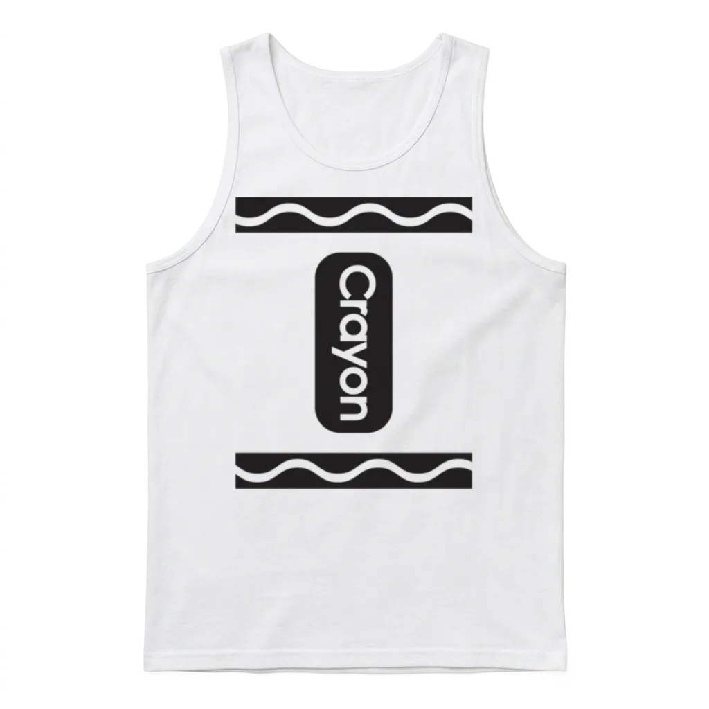 Party-Crayon Halloween Team Unisex Tank Top - White