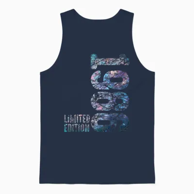 40th Birthday Man Woman 40 Years 1986 Funny Gift Unisex Tank Top - Navy