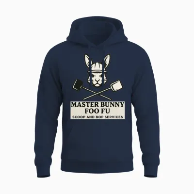 Foo Fu Scoop and Bop Unisex Hoodie - Navy