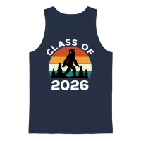 Class of 2026 Unisex Tank Top - Navy – 1
