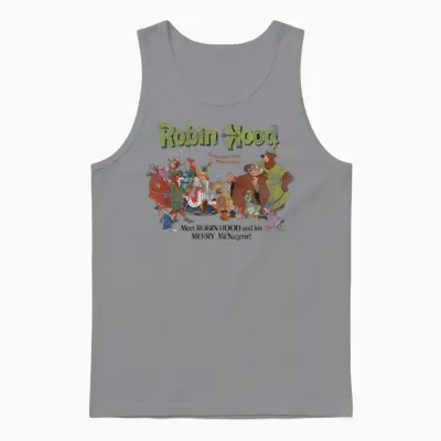 Robin Hood Retro Movie Unisex Tank Top - Sport Grey