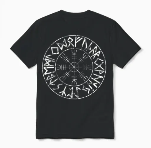 Viking Unisex T-Shirt in Black