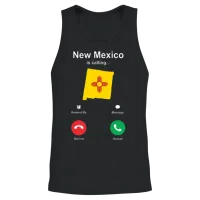 Travels New Mexico Gift — Travel Unisex Tank Top - Black – 2
