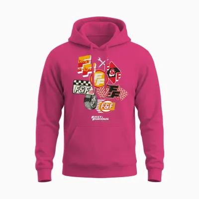 F&f Icons, Fast and Furious T-Shirt Film Derivatives Unisex Hoodie - Heliconia