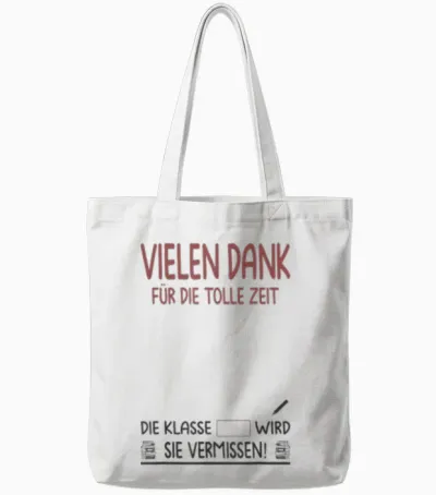 Lehrerin Erinnerung Lehrer Abschied Rente Schulklasse Schule Tote Bags - White