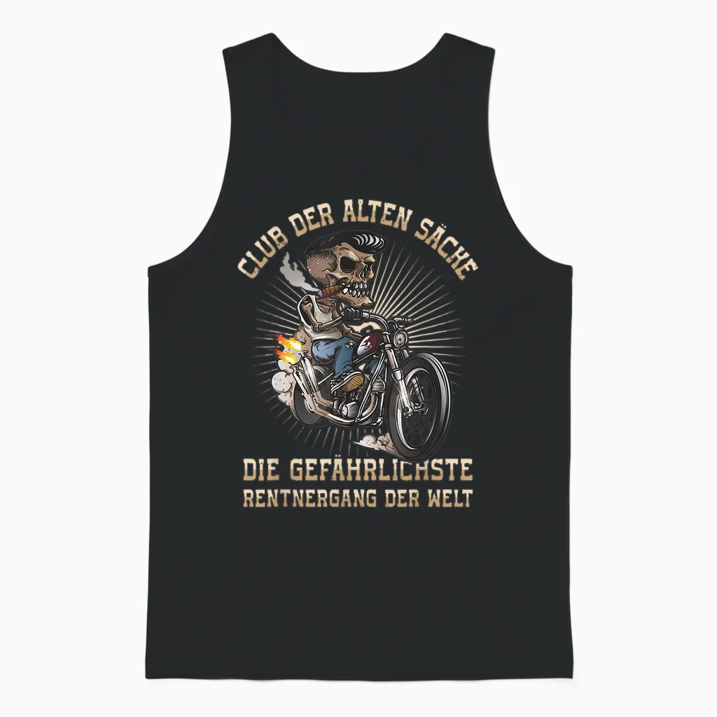 Club Der Alten Säcke Die Gefährlichste Rentnergang Der Welt Unisex Tank Top in Black
