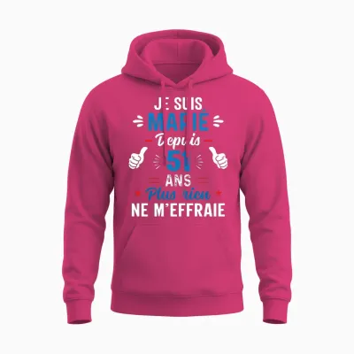 Couple in Love Gift 51 Years of Camellia Wedding Anniversary Long Sleeve, Black, S Unisex Hoodie - Heliconia