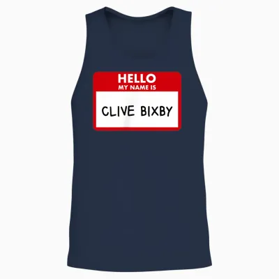 Hallo, Mein Name Ist Clive Bixby Phil Unisex Tank Top - Navy