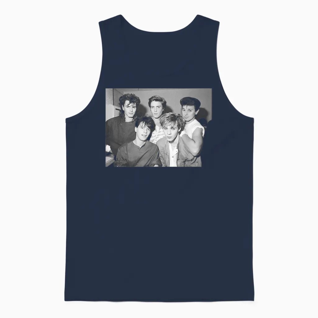 Duran Duran Rio Era Bandfoto 1982 Unisex Tank Top in Navy
