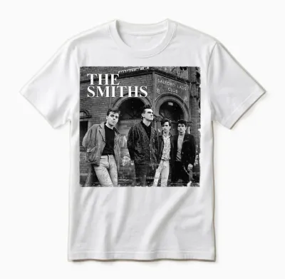 The Smiths Salford Lads Club Band Photo by Stephen Wright Unisex T-Shirt - White