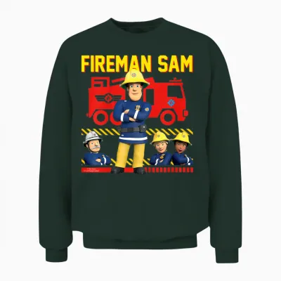 Children's T-Shirt Fireman Sam - Allzeit Bereit Unisex Sweatshirt - Forest