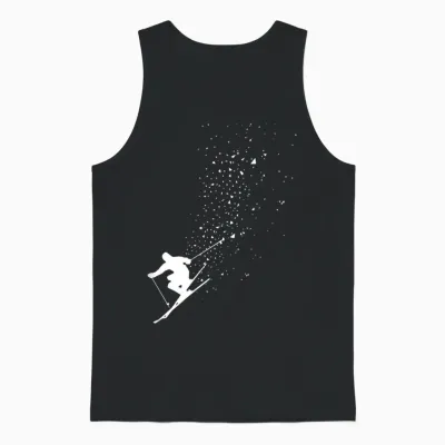 Ski Freestyle Skiing Freeski Winter Sports Skiers Unisex Tank Top - Black