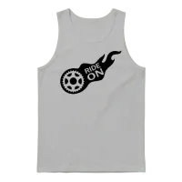 Ride On. Unisex Tank Top - Ash – 1
