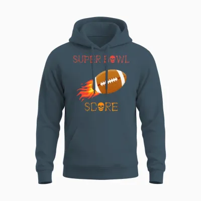 Super Bowl Score Unisex Hoodie - Dark Heather