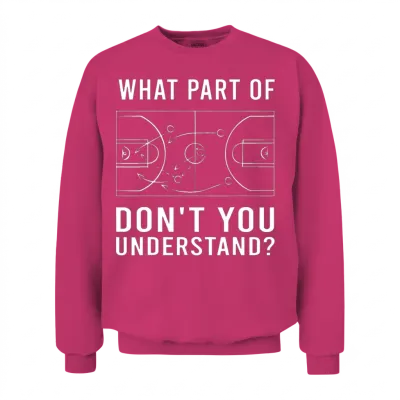 Funny Basketball Coach for Men Women Tactic Diagra Unisex Sweatshirt - Heliconia