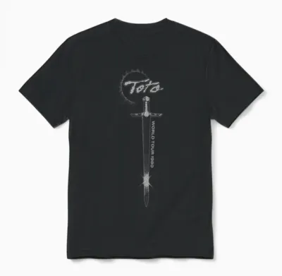 Toto Sword 1980 Unisex T-Shirt - Black