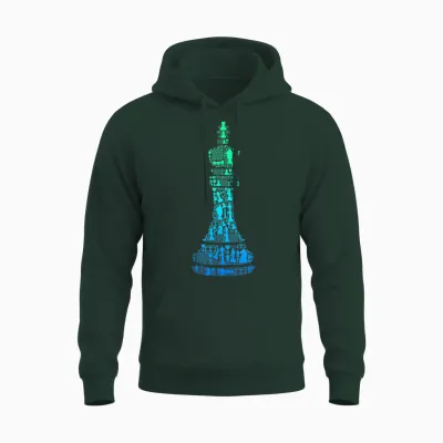 Schach König Schachspieler Kinder Jungen Herren Unisex Hoodie - Forest