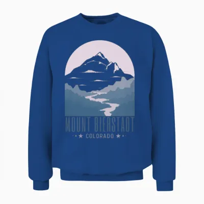 Mount Bierstadt Colorado Unisex Sweatshirt - Royal