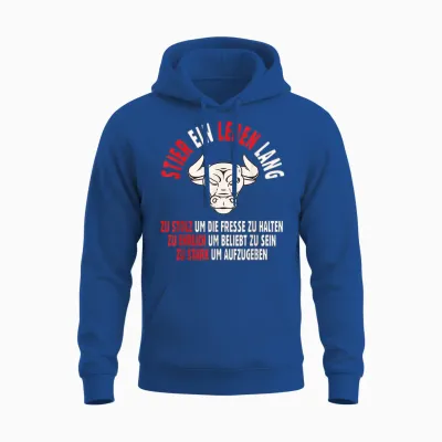 Sternzeichen Stier Geschenk - Unisex Astrologie-T-Shirt Schwarz Klein Eu S Unisex Hoodie - Royal