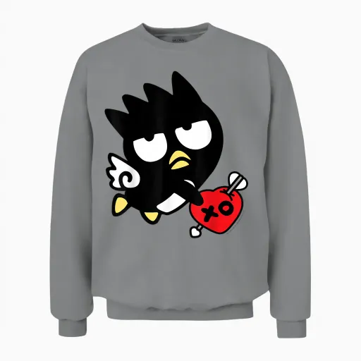 Badtz - Maru Cupid Valentine Unisex Sweatshirt - Sport Grey