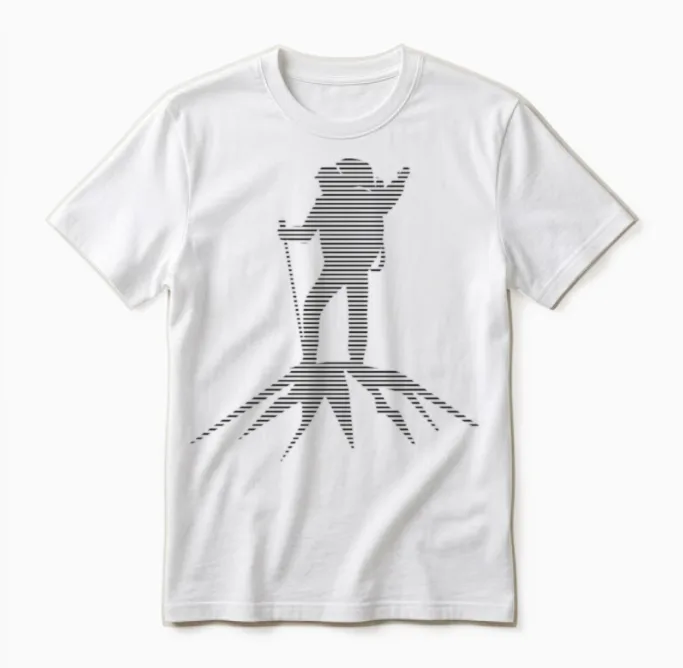 Hiking - & Outdoors Unisex T-Shirt in White