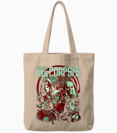 Rob Zombie House of 1000 Corpses Characters Tote Bags - Natural