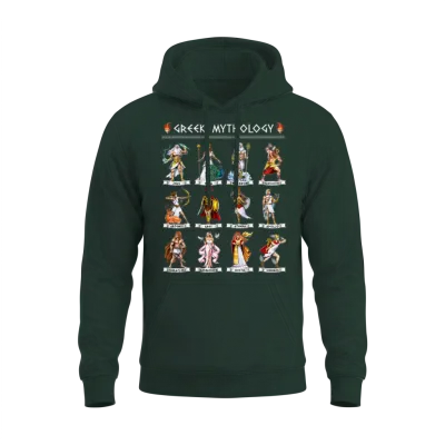 Greek Mythology Gods Unisex Hoodie - Forest