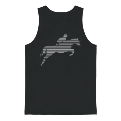 Ride Horses Unisex Tank Top - Black