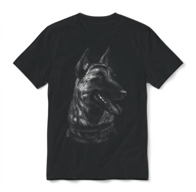 Dog Dogs Dog Lovers Dog Owners Malinois Belga Dog Unisex T-Shirt - Black