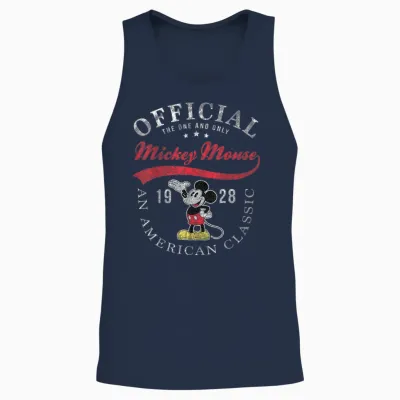 Disney Mickey and Friends the Only True Mickey Mouse Unisex Tank Top - Navy