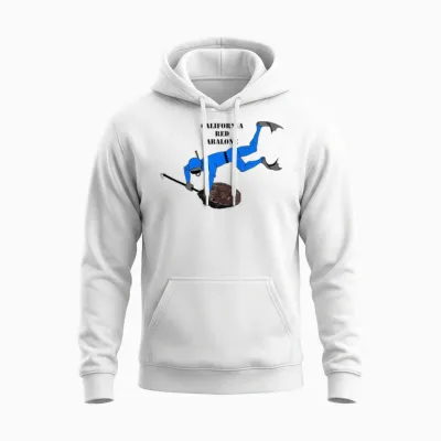 Freediving California Trophy Abalone Diver Urm Unisex Hoodie - White
