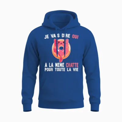 T-Shirt Evg Same Pussy for the Whole Life to Be Groom Unisex Hoodie - Royal