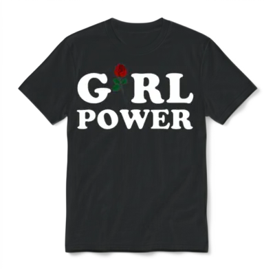 Girl Power Unisex T-Shirt - Black