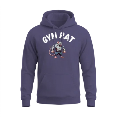 Gym Rat Unisex Hoodie - Heather Sport Dark Navy