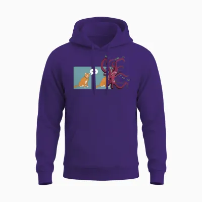 Captain Marvel - Flerken Goose Unisex Hoodie - Purple