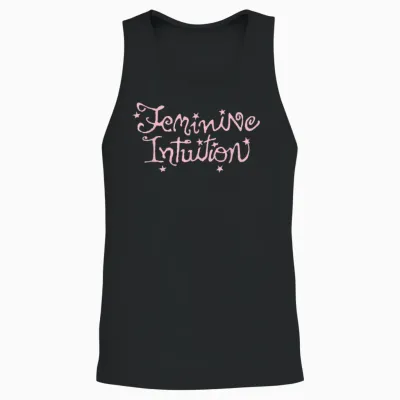 Offizielle Olivia Rodrigo Feminine Intuition Unisex Tank Top - Black