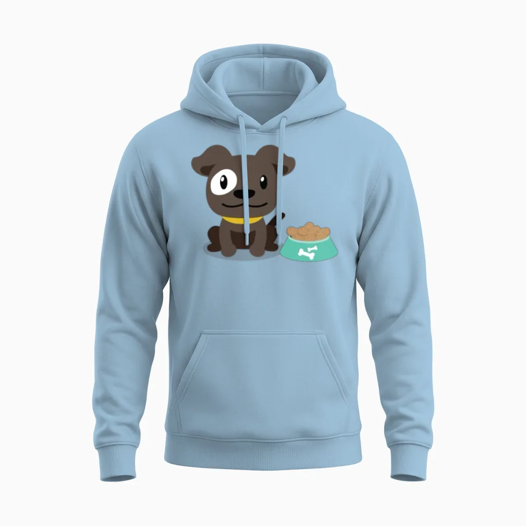 Dog Lovers Gift Unisex Hoodie in Light Blue