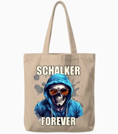 Schalke T-Shirt Gelsenkirchen Saying City Souvenir Fan T-Shirt, Black Tote Bags - Natural