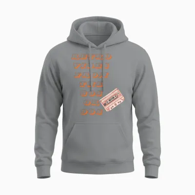 Retro Vibes Unisex Hoodie - Sport Grey