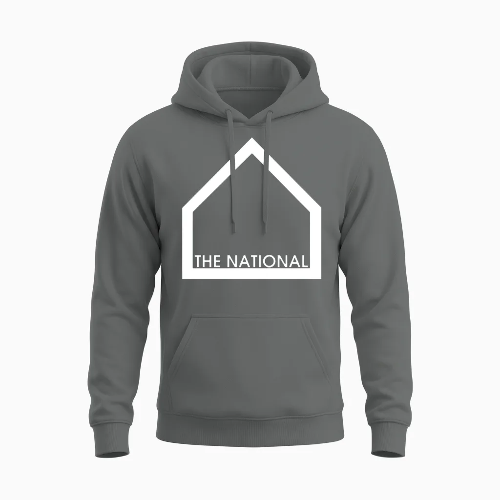 The National Band Music Lovers Gift Unisex Hoodie in Graphite Heather