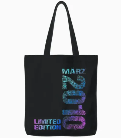 März 2010 Junge Mädchen 16. Geburtstag Limited Edition 16 Tote Bags - Black