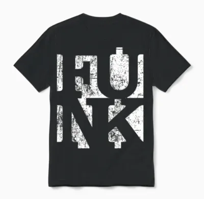 Funk Music Retro Unisex T-Shirt - Black