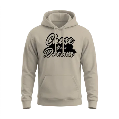 Chase Your Dreams Script Unisex Hoodie - Sand