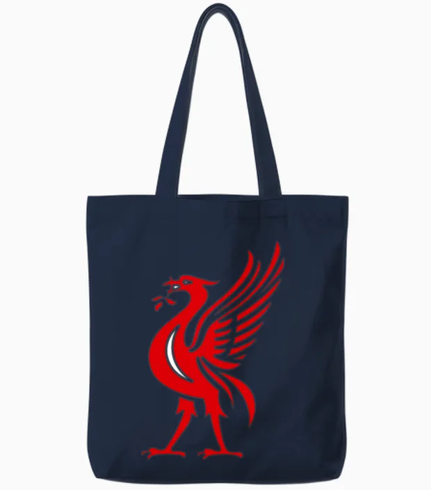Liverpool Liver Bird Lovers Tote Bags in Navy