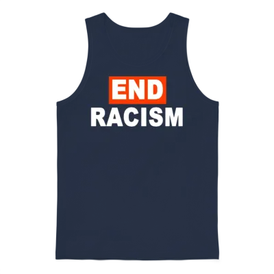 Nfl End Racism Unisex Tank Top - Navy