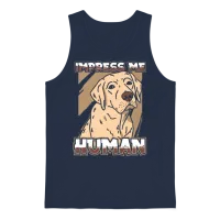 Labrador Dog — Lovers Gift Unisex Tank Top - Navy – 1