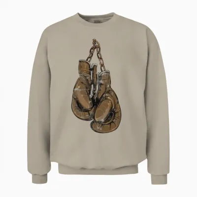 Boxer Boxing Vintage Gift Unisex Sweatshirt - Sand